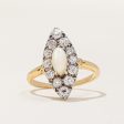 Victorian Opal & Diamond Halo Vintage Ring | 0.48ct, 0.96ctw | SZ 5.75 | Online