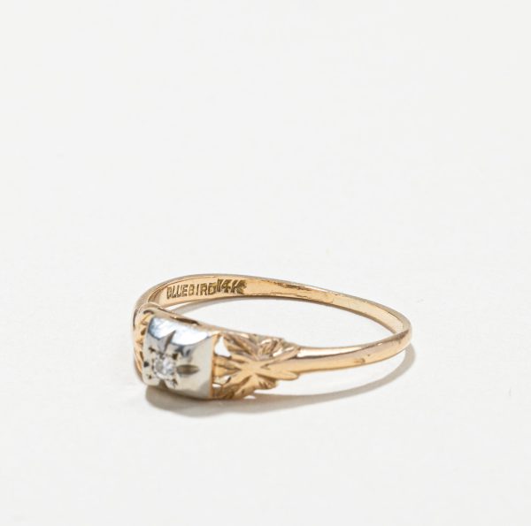 Vintage Diamond Ring | 0.02ct | SZ 6.5 | Sale