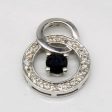 Sapphire & Diamond Pendant | 0.33ct, 0.15ctw | Fashion