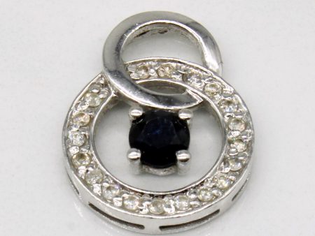 Sapphire & Diamond Pendant | 0.33ct, 0.15ctw | Fashion