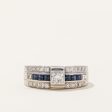 Diamond & Sapphire Ring | 0.84ctw, 0.44ctw | SZ 7 | For Discount