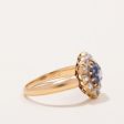 Victorian Colour Changing Sapphire & Diamond Halo Ring | 1.95ct, 0.89ctw | SZ 8.5 | Online