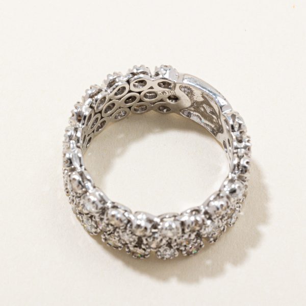 Brown & White Diamond Ring | 1.08ctw, 0.54ctw | SZ 7.5 | on Sale