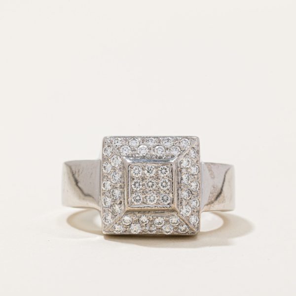 Diamond Cocktail Ring | 0.72ctw | SZ 8.75 | Online Sale