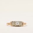 Vintage Old European Cut Diamond Ring Circa 1940 | 0.09ctw | SZ 5 | For Cheap