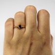 Three Stone Amethyst & Diamond Ring | 0.37ct | 0.02ctw | SZ 5.5 | Cheap