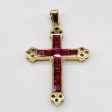 Ruby Cross Pendant | 0.65ctw | For Cheap