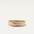 Three Stone Diamond Ring | 0.03ctw | SZ 7.25 | Cheap