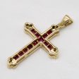 Ruby Cross Pendant | 0.65ctw | For Cheap