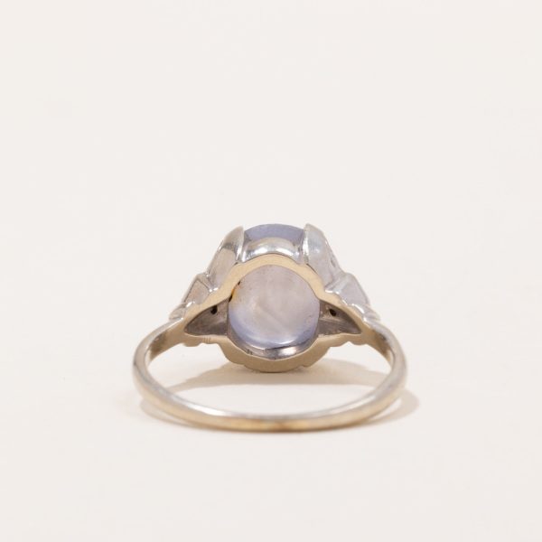 Star Sapphire & Diamond Cocktail Ring | 8.50ct, 0.08ctw | SZ 6.5 | Sale