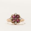 Vintage Tourmaline & Pearl Ring | 0.60ctw | SZ 5.5 | Online Hot Sale