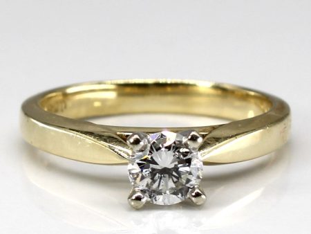 Solitaire Diamond Engagement Ring | 0.54ct I1 H I | SZ 6.75 | Online