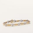 Two Tone Gold Diamond Bracelet | 0.45ctw | 7  | Hot on Sale