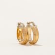 18k Yellow Gold Hoop Earrings on Sale