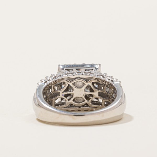 Diamond Cocktail Ring | 1.93ctw | SZ 7 | For Discount