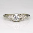 Vintage Diamond Engagement Ring | 0.28ctw | SZ 6.25 | Hot on Sale