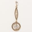 Vintage Diamond & Pearl Drop Pendant | 0.05ct | on Sale