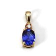 Synthetic Sapphire & Diamond Pendant | 1.62ct | 0.02ct | Online Sale