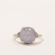 Star Sapphire & Diamond Cocktail Ring | 8.50ct, 0.08ctw | SZ 6.5 | Sale