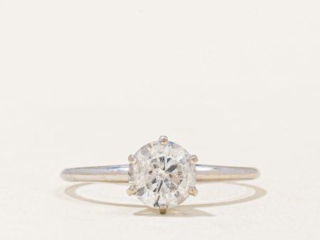 Six Prong Diamond Solitaire Engagement Ring | 1.55ct I3 G | SZ 10.5 | Sale