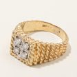 Textured Diamond Ring | 0.40ctw | SZ 11 | Online now