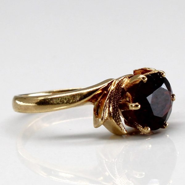 Solitaire Garnet Ring | 1.60ct | SZ 4.25 | Fashion