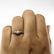 Vintage Pearl & Diamond Ring | 0.08ctw | SZ 4.5 | For Discount