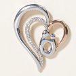 Sterling Silver Diamond Heart Pendant | 0.01ctw | Online now