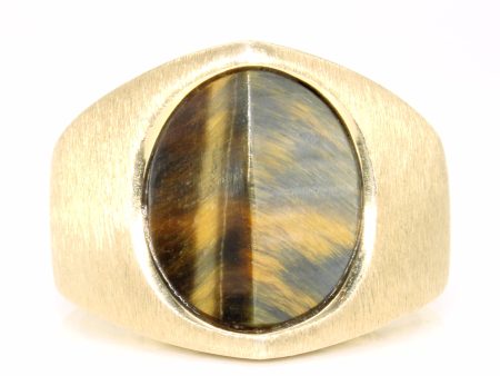 Tiger s Eye Cocktail Ring | 6.00ct | SZ 10 | For Discount