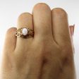 Textured Solitaire Opal Ring | 0.35ct | SZ 6.5 | Online Sale