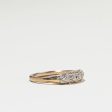 Two Tone Gold Diamond Ring | 0.05ctw | SZ 6.5 | on Sale