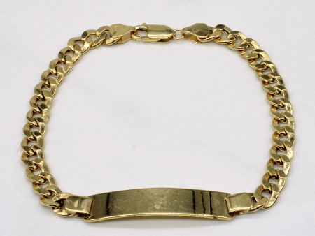 14k Yellow Gold Bracelet | 7.25  | For Sale