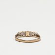 Two Tone Gold Diamond Ring | 0.05ctw | SZ 6.5 | on Sale