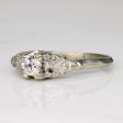 Vintage Diamond Engagement Ring | 0.28ctw | SZ 6.25 | Hot on Sale