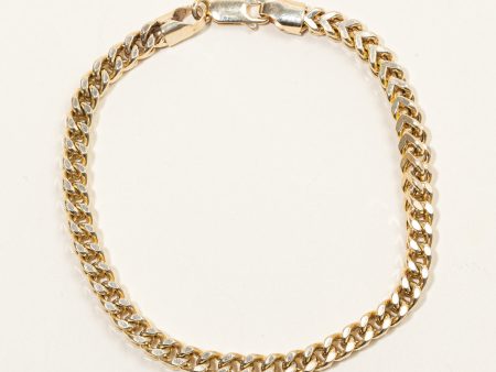 10k Yellow Gold Wheat Chain Bracelet | 7.75  | Fashion