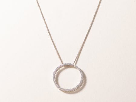 18k White Gold Diamond Necklace | 0.79ctw | 18  Sale