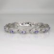 Tanzanite & Diamond Bracelet | 2.10ctw, 0.35ctw | 7.25  | Online Sale