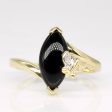 Onyx & Diamond Butterfly Cocktail Ring | 1.50ct, 0.01ct | SZ 6.75 | Online Hot Sale