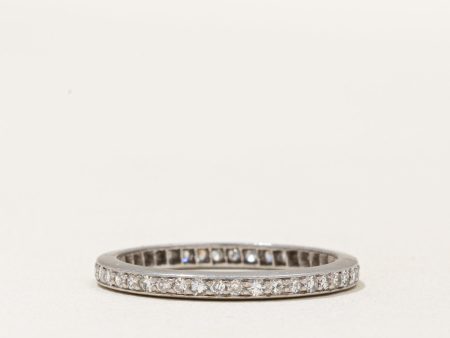 Vintage Diamond Eternity Ring | 0.50ctw | SZ 7.25 | Fashion