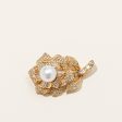 South Sea Pearl & Diamond Flower Brooch |13mm Pearl, 7.62ctw Diamonds | VS G H Supply