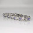 Tanzanite & Diamond Bracelet | 2.10ctw, 0.35ctw | 7.25  | Online Sale