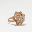 Textured Diamond High Set Ring | 0.06ctw | SZ 6.5 | Sale