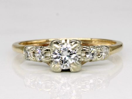 Vintage Diamond Ring | 0.27ctw | SZ 5 | For Sale