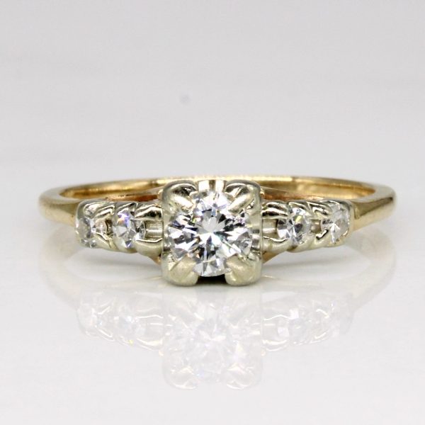 Vintage Diamond Ring | 0.27ctw | SZ 5 | For Sale