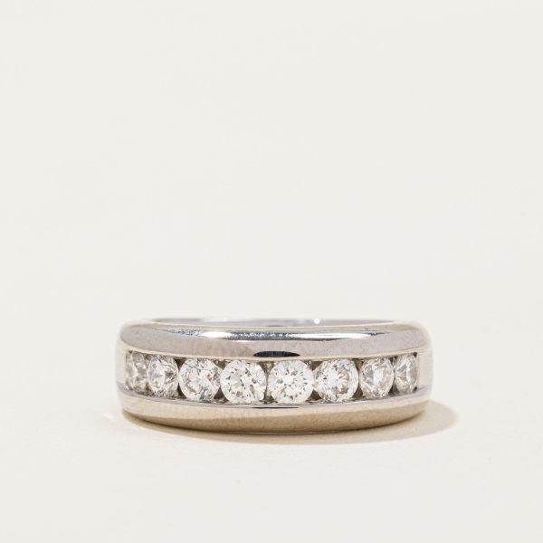 Channel Set Diamond Ring | 0.80ctw | SZ 5.5 | Discount