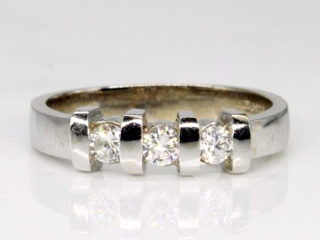 Three Stone Diamond Ring | 0.26ctw | SZ 6.5 | Online Hot Sale