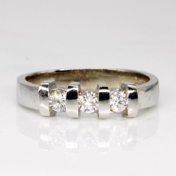 Three Stone Diamond Ring | 0.26ctw | SZ 6.5 | Online Hot Sale