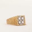 Textured Diamond Ring | 0.40ctw | SZ 11 | Online now