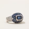 Sapphire & Diamond Ring | 2.71ctw, 0.63ctw | SZ 5.75 | on Sale