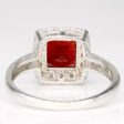 Synthetic Quartz & Natural Diamond Cocktail Ring | 1.75ct, 0.33ctw | SZ 9.25 | Online